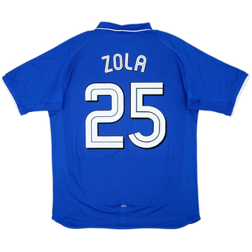2001-03 Chelsea Home Shirt Zola #25 - 8/10 - (L)