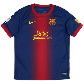 2012-13 Barcelona Home Shirt - 8/10 - (L.Boys)