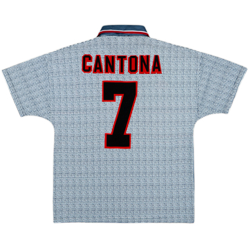 1995-96 Manchester United Away Shirt Cantona #7 - 8/10 - (M)