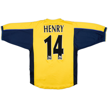 1999-01 Arsenal Away Shirt Henry #14 - 8/10 - (S)