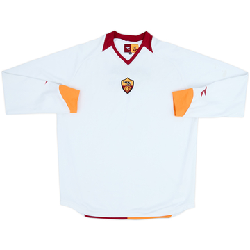 2006-07 Roma Away L/S Shirt - 4/10 - (XL)