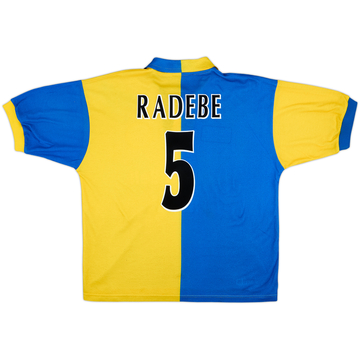 1997-99 Leeds United Away Shirt Radebe #5 - 6/10 - (L)