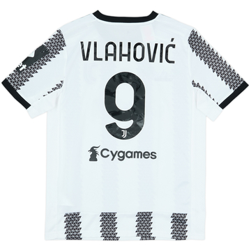 2022-23 Juventus Home Shirt Vlahovic #9 - 5/10 - (13-14 Years)