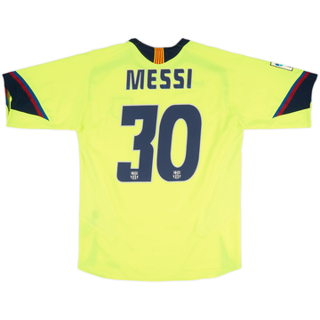 2005-06 Barcelona Away Shirt Messi #30 - 8/10 - (L)