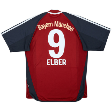 2001-02 Bayern Munich Home Shirt Elber #9 - 6/10 - (L)