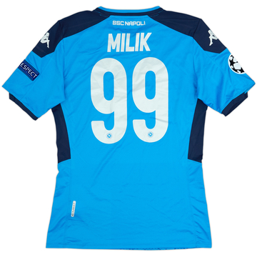 2019-20 Napoli Authentic European Home Shirt Milik #99 - 9/10 - (L)