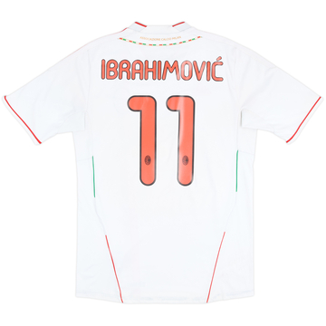 Camiseta de visitante del AC Milan 2011-12 Ibrahimovic #11 - 5/10 - (M)