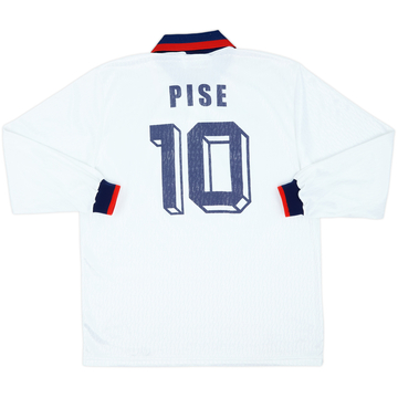 1993-95 Cagliari Away L/S Shirt Pise #10 - 8/10 - (XL)