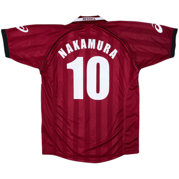 2002-03 Reggina Home Shirt Nakamura #10 - 9/10 - (XL)