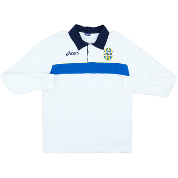 2010-11 Hellas Verona Asics Polo L/S Shirt - 8/10 - (XL)
