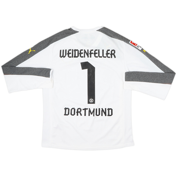 Camiseta de la tercera equipación/portero del Borussia Dortmund 2013-15 Weidenfeller #1 - 6/10 - (M)