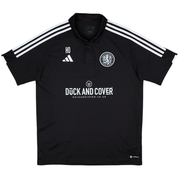 2022-23 Macclesfield Staff Issue adidas Polo Shirt 'HO' - 8/10 - (M)