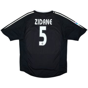 2004-05 Real Madrid Away Shirt Zidane #5 - 8/10 - (L)