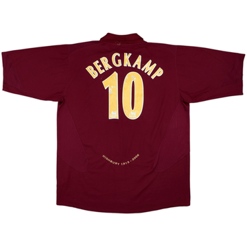 2005-06 Arsenal Home Shirt Bergkamp #10 - 5/10 - (XXL)