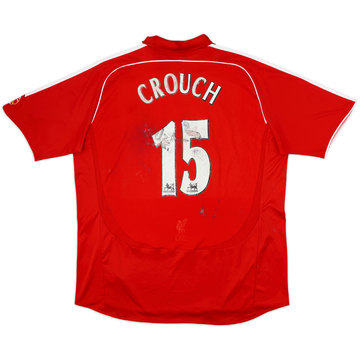2006-08 Liverpool Home Shirt Crouch #15 - 4/10 - (XXL)
