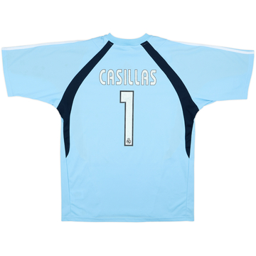 2003-04 Real Madrid GK S/S Shirt Casillas #1 - 6/10 - (M)
