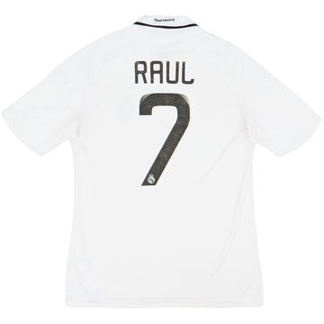2008-09 Real Madrid Home Shirt Raul #7 - 6/10 - (M)