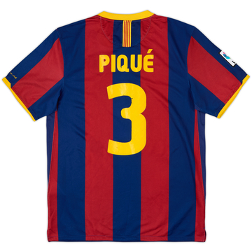 2010-11 Barcelona Home Shirt Pique #3 - 6/10 - (L)