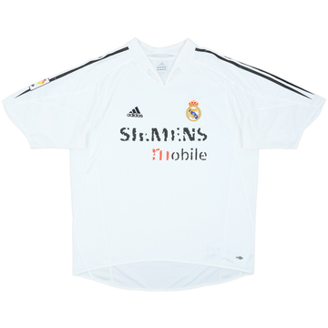 2004-05 Real Madrid Home Shirt - 4/10 - (XL)
