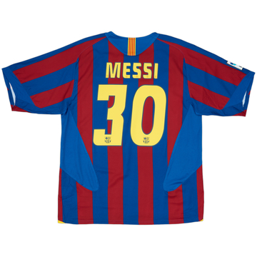 2005-06 Barcelona Camiseta Local Messi #30 - 8/10 - (L)