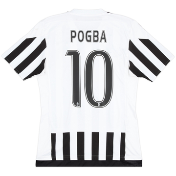 2015-16 Juventus Home Shirt Pogba #10 - 7/10 - (S)