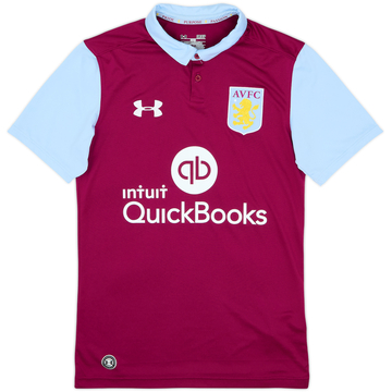 2016-17 Aston Villa Home Shirt - 8/10 - (S)