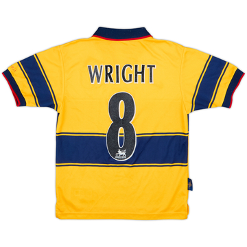 Camiseta de visitante del Arsenal 1997-99 Wright #8 - 7/10 - (Niños M)