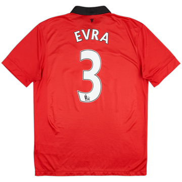 2013-14 Manchester United Home Shirt Evra #3 - 7/10 - (M)