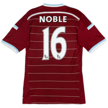 2014-15 West Ham Home Shirt Noble #16 - 9/10 - (S)