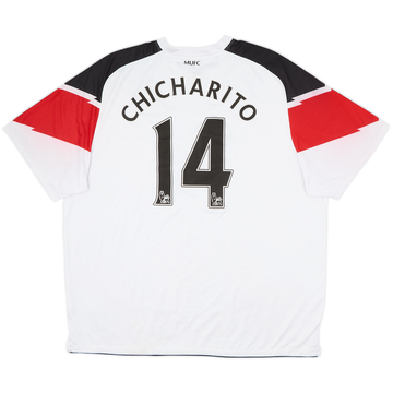 2010-12 Manchester United Away Shirt Chicharito #14 - 6/10 - (XXL)