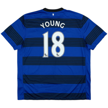 2011-13 Manchester United Away Shirt Young #18 - 6/10 - (XXL)