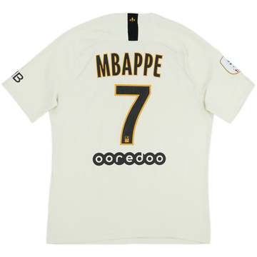 2018-19 Paris Saint-Germain Authentic Away Shirt Mbappe #7 - 7/10 - (L)