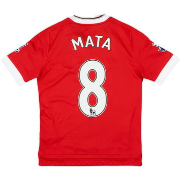 2015-16 Manchester United Home Shirt Mata #8 - 4/10 - (M.Boys)