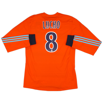 2011-12 Olympique Marseille Player Issue Formotion Third L/S Shirt Lucho #8 (L)