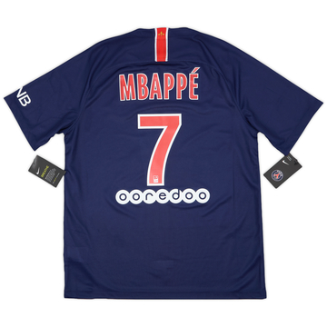 2018-19 Paris Saint-Germain Home Shirt Mbappe #7 (L)