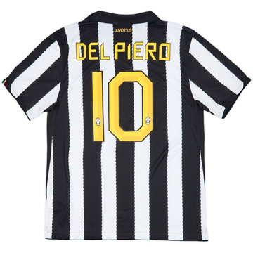 2010-11 Juventus Home Shirt Del Piero #10 (L)