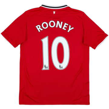 2011-12 Manchester United Home Shirt Rooney #10 - 8/10 - (XL.Boys)