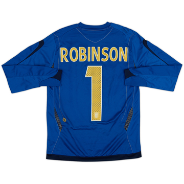 Camiseta de portero de Inglaterra 2006-08 Robinson #1 - 6/10 - (Juvenil L)