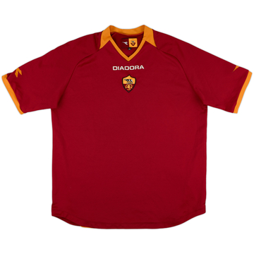 2006-07 Roma Home Shirt - 7/10 - (XL)