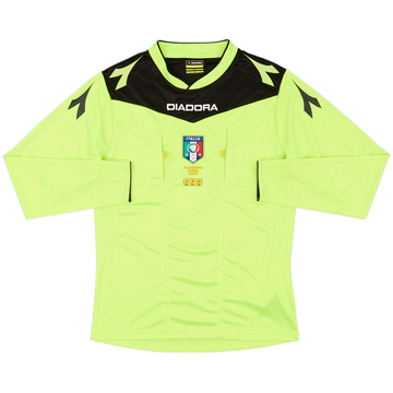 2014-15 Italy Diadora Referee L/S Shirt - 9/10 - (S)