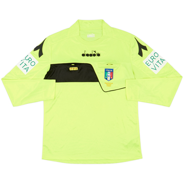 2017-18 Italy Diadora Referee L/S Shirt - 9/10 - (M)