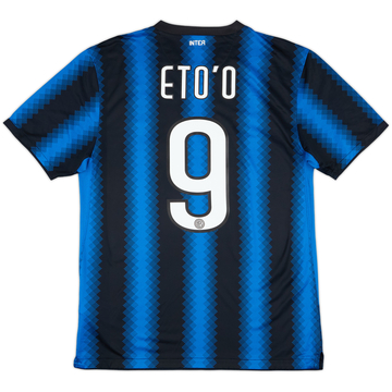 2010-11 Inter Milan Home Shirt Eto'o #9 - 10/10 - (M)