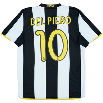 2008-09 Juventus Home Shirt Del Piero #10 - 8/10 - (M)