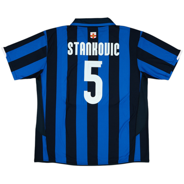 2007-08 Inter Milan Centenary Home Shirt Stankovic #5 - 10/10 - (XXL)