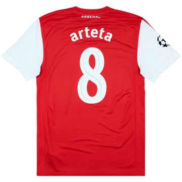 2011-12 Arsenal Home Shirt Arteta #8 - 10/10 - (M)