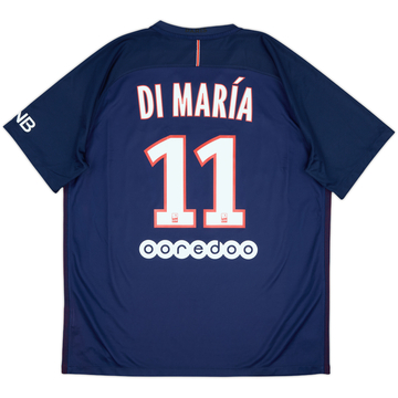 2016-17 Paris Saint-Germain Home Shirt Di Maria #11 - 10/10 - (XL)