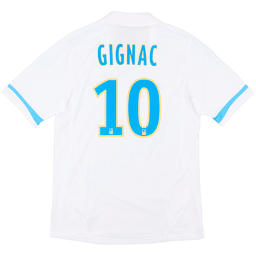 2011-12 Olympique Marseille Home Shirt Gignac #10 - 6/10 - (M)