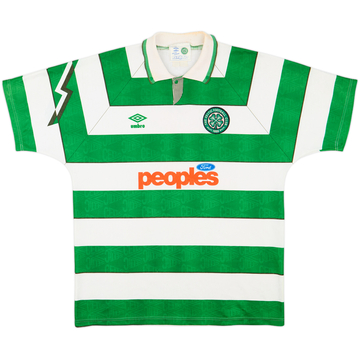 1991-92 Celtic Home Shirt #8 - 5/10 - (L)