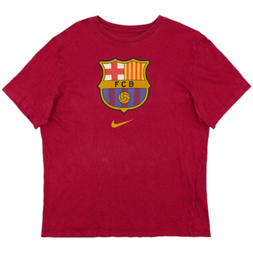 2019-20 Barcelona Nike Cotton Tee - 7/10 - (L)