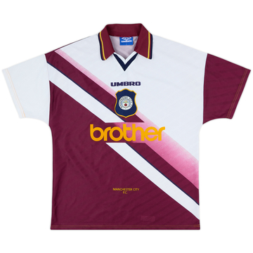 1996-97 Manchester City Away Shirt - 9/10 - (L)
